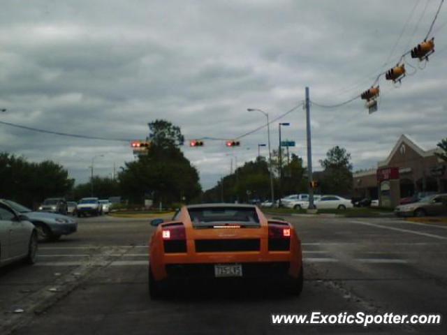 Lamborghini Gallardo spotted in Houston, Texas