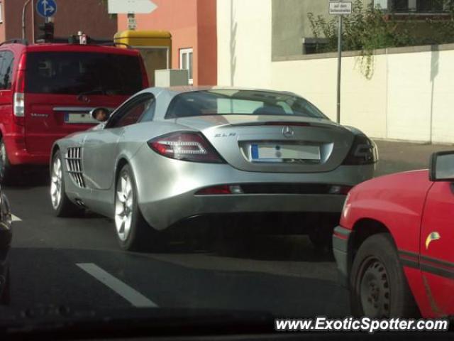 Mercedes SLR spotted in Frankfurt, Germany