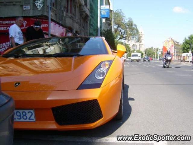 Lamborghini Gallardo spotted in Budapest, Hungary