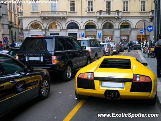 Lamborghini Murcielago spotted in Milan, Italy