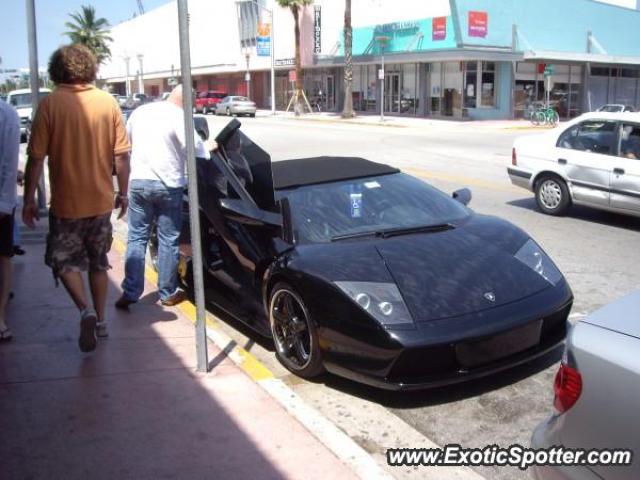 Lamborghini Murcielago spotted in South Beach, Miami, Florida