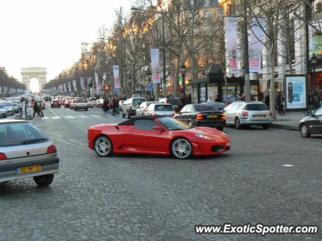 Ferrari F430 spotted in Paris, France