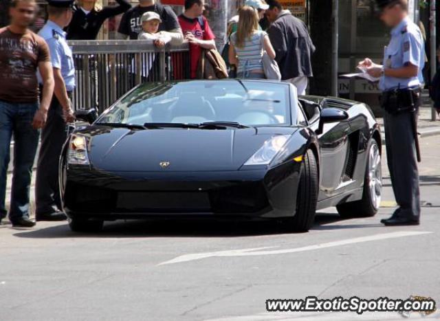 Lamborghini Gallardo spotted in Prague, Czech Republic