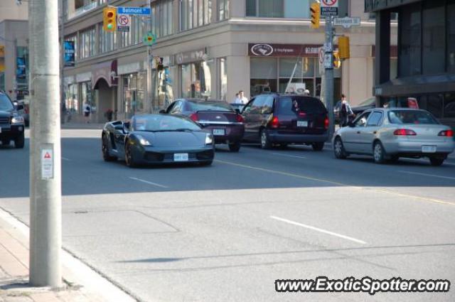 Lamborghini Gallardo spotted in Toronto, Canada