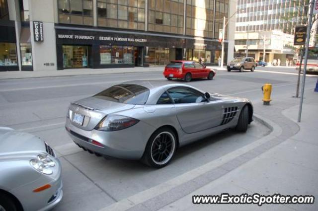 Mercedes SLR spotted in Toronto, Canada