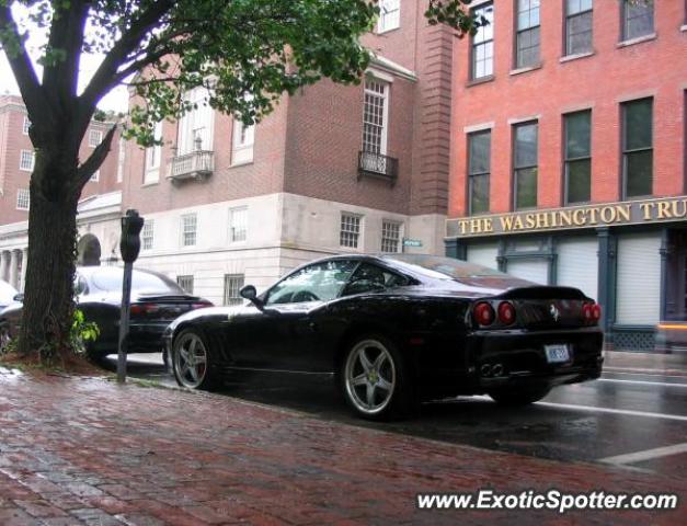 Ferrari 575M spotted in Providence, Rhode Island