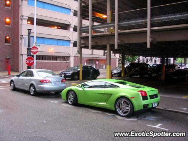 Lamborghini Gallardo spotted in Providence, Rhode Island