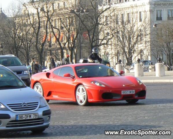 Ferrari F430 spotted in Paris, France