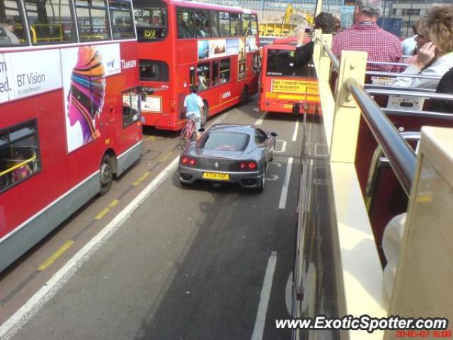 Ferrari 360 Modena spotted in London, United Kingdom