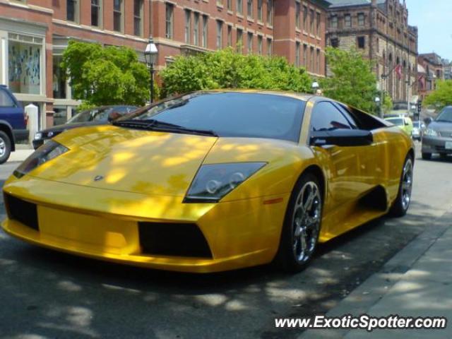 Lamborghini Murcielago spotted in Boston, Massachusetts