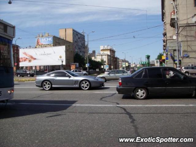 Ferrari 575M spotted in Moscow, Russia