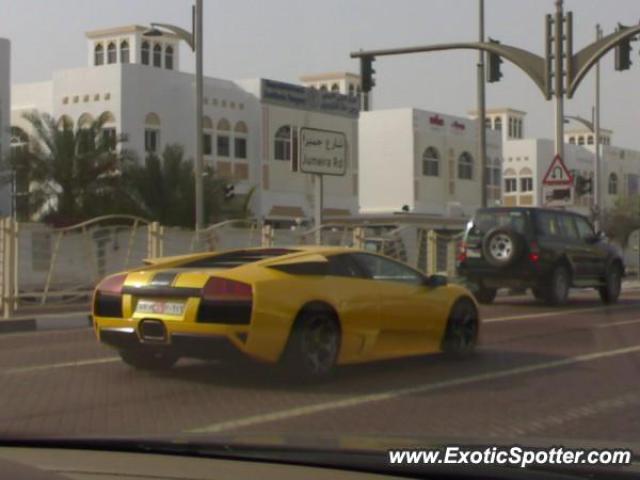 Lamborghini Murcielago spotted in Dubai, United Arab Emirates