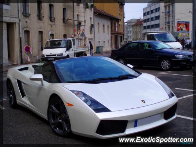 Lamborghini Gallardo spotted in Nancy, France