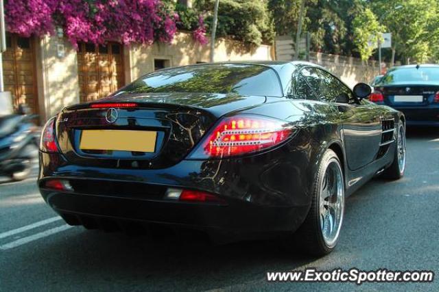 Mercedes SLR spotted in Barcelona, Spain