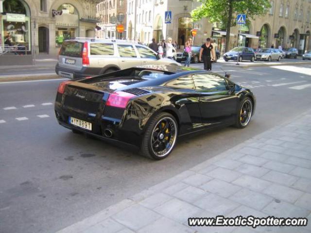 Lamborghini Gallardo spotted in Stockholm, Sweden