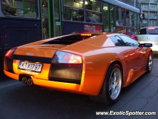 Lamborghini Murcielago spotted in Budapest, Hungary