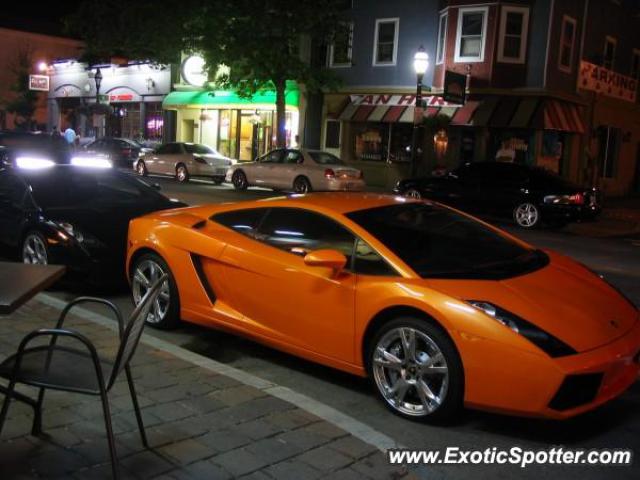 Lamborghini Gallardo spotted in Providence, Rhode Island