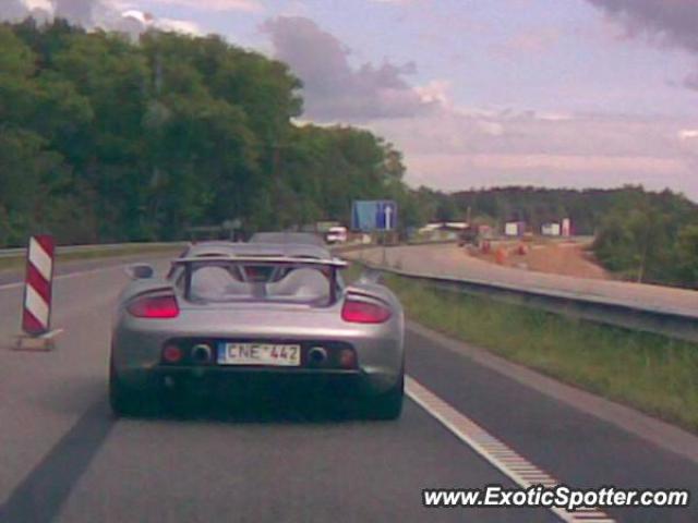 Porsche Carrera GT spotted in Vilnius, Lithuania