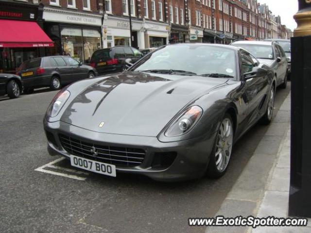 Ferrari 599GTB spotted in London, United Kingdom