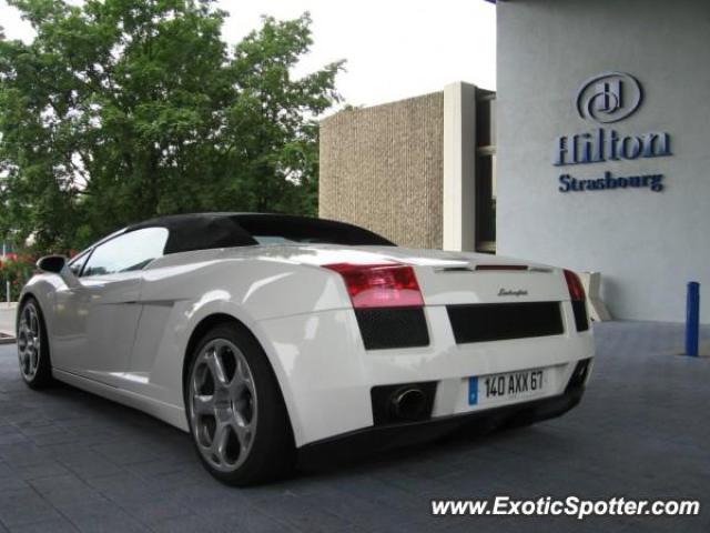 Lamborghini Gallardo spotted in Strasbourg, France