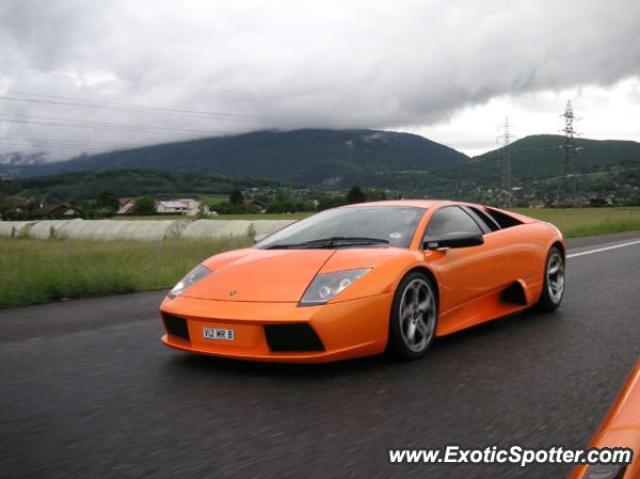 Lamborghini Murcielago spotted in Autotoll, France