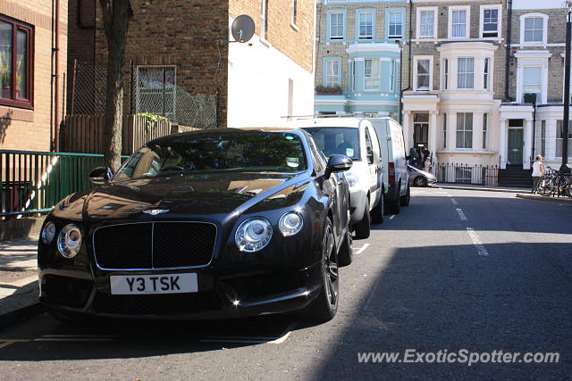 Bentley Continental spotted in London, United Kingdom