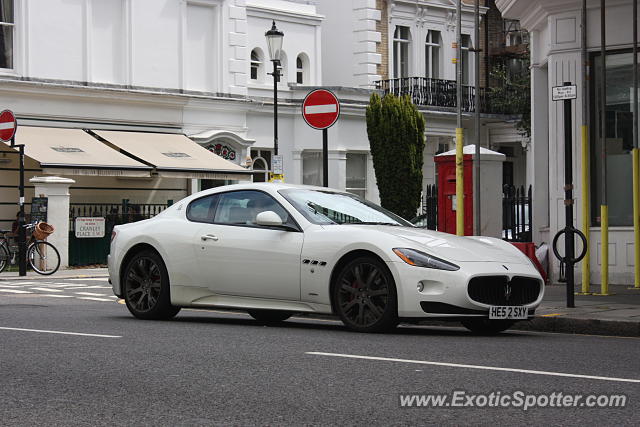 Maserati GranTurismo spotted in London, United Kingdom