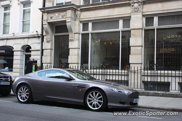 Aston Martin DB9 spotted in London, United Kingdom