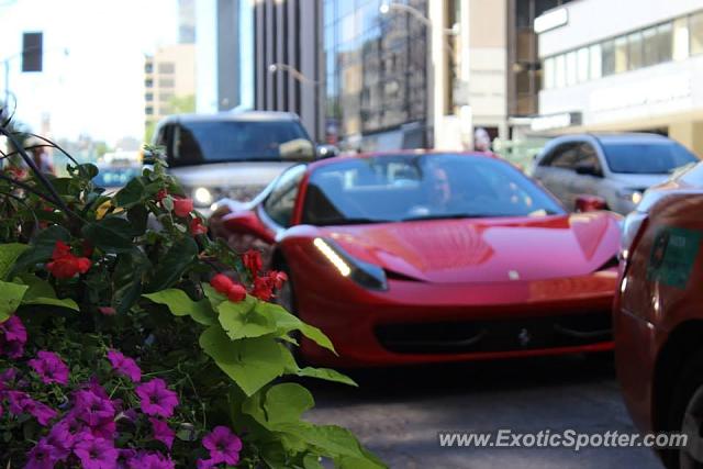 Ferrari 458 Italia spotted in Toronto, Canada