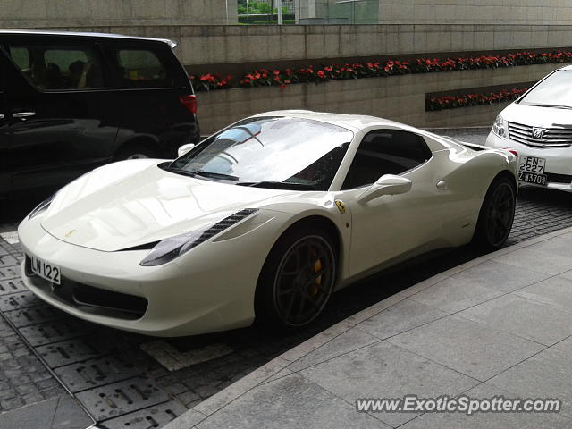 Ferrari 458 Italia spotted in Hong Kong, China