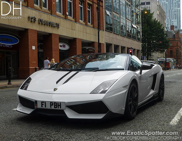 Lamborghini Gallardo spotted in Manchester, United Kingdom