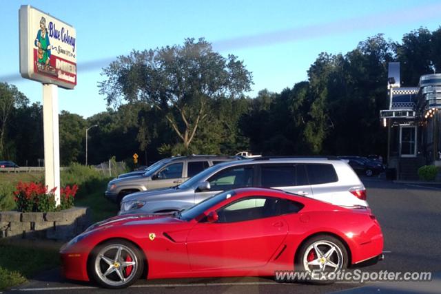 Ferrari 599GTB spotted in Newtown, Connecticut