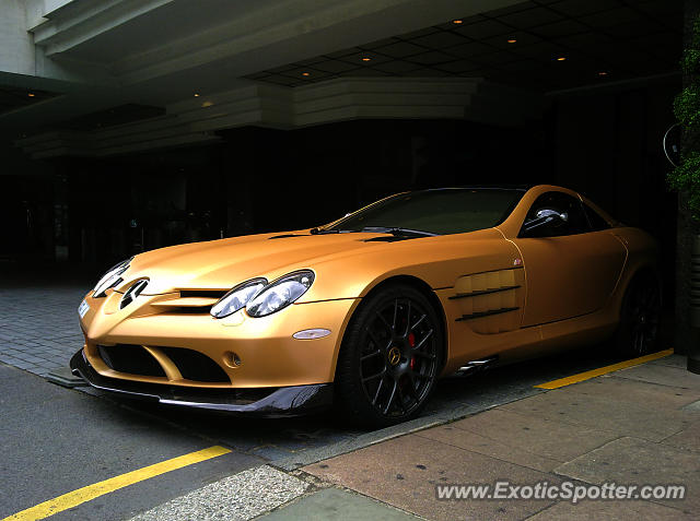 Mercedes SLR spotted in London, United Kingdom