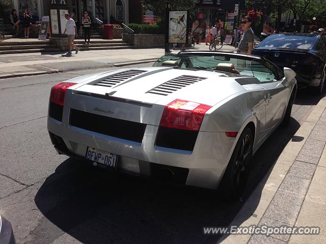 Lamborghini Gallardo spotted in Toronto, Canada