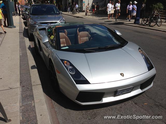 Lamborghini Gallardo spotted in Toronto, Canada