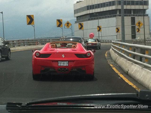 Ferrari 458 Italia spotted in Mexcio City, Mexico