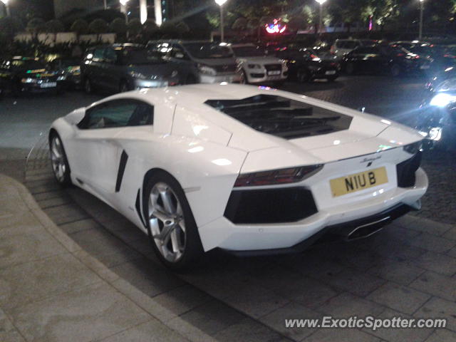 Lamborghini Aventador spotted in Hong Kong, China