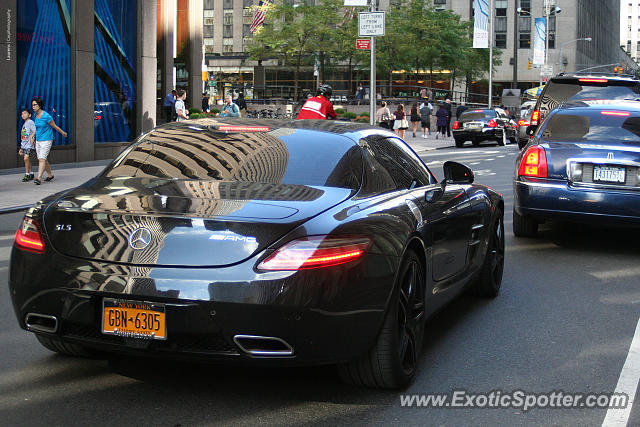 Mercedes SLS AMG spotted in New York City, New York