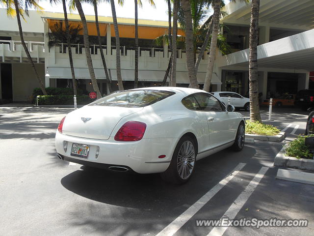 Bentley Continental spotted in Bal Harbour, Florida