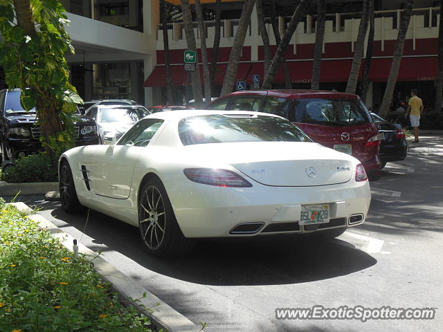 Mercedes SLS AMG spotted in Bal Harbour, Florida