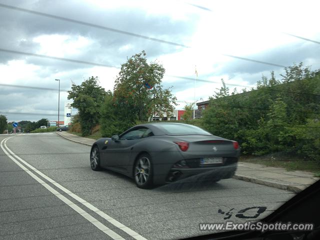 Ferrari California spotted in Copenhagen, Denmark