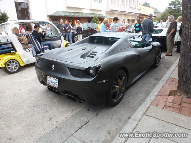 Ferrari 458 Italia spotted in Carmel, California