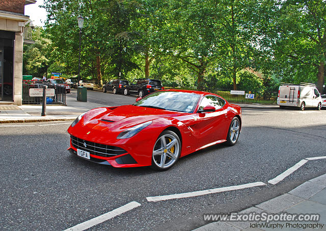 Ferrari F12 spotted in London, United Kingdom