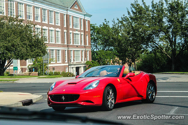 Ferrari California spotted in Greenwich, Connecticut