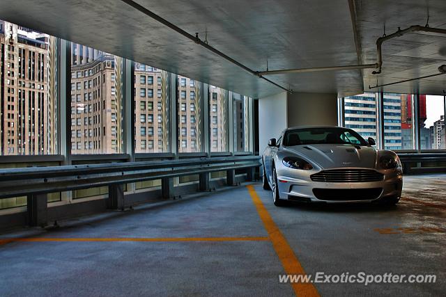 Aston Martin DBS spotted in Chicago, Illinois