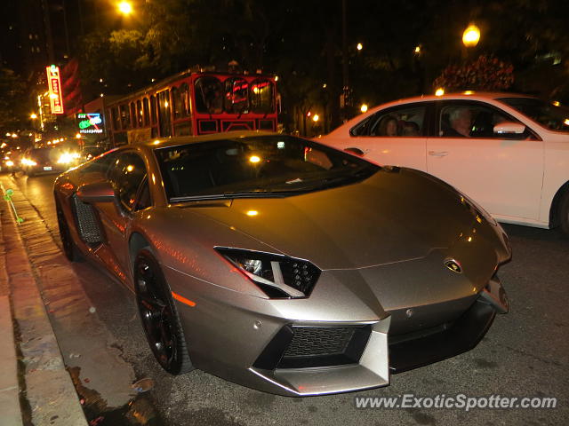 Lamborghini Aventador spotted in Chicago, Illinois