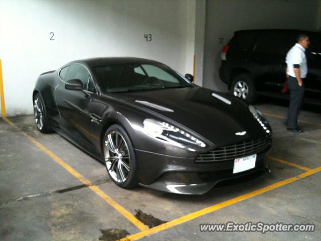 Aston Martin Vanquish spotted in Lima, Peru