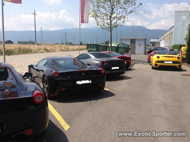 Ferrari 458 Italia spotted in Nyon, Switzerland