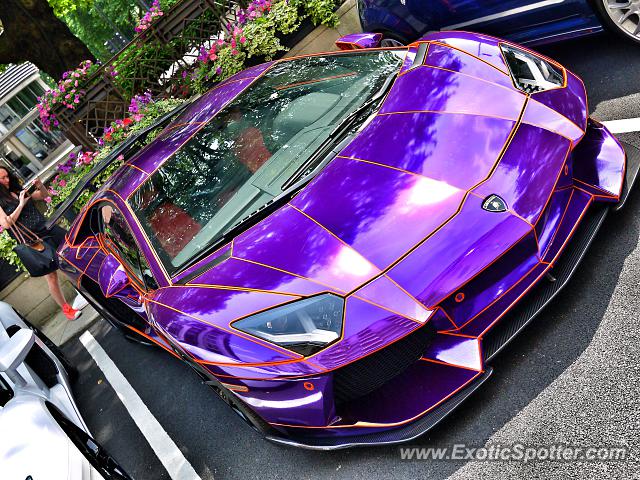 Lamborghini Aventador spotted in London, United Kingdom