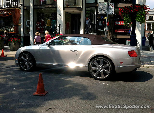 Bentley Continental spotted in Toronto, Canada